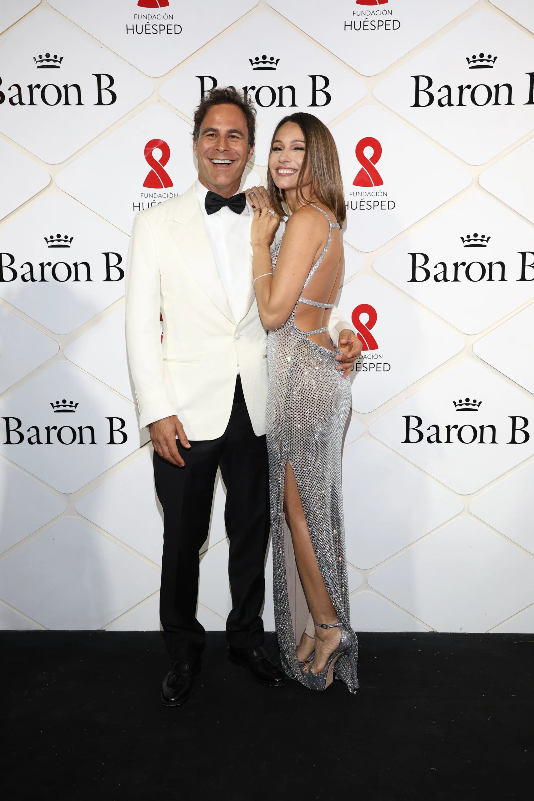 Así fue el encuentro de Pampita, Benjamín Vicuña y sus parejas en un evento