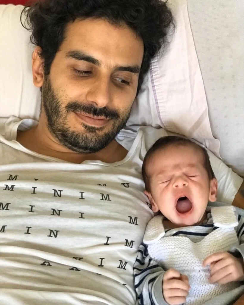 Ignacio Sánchez Mestre junto a su hijo, Manuel. Foto: IG