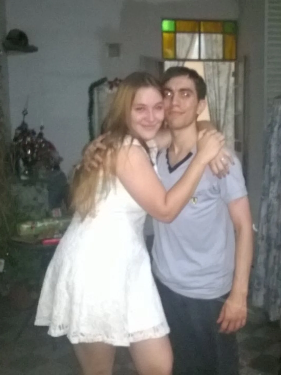 Rocío y su hermano Matías