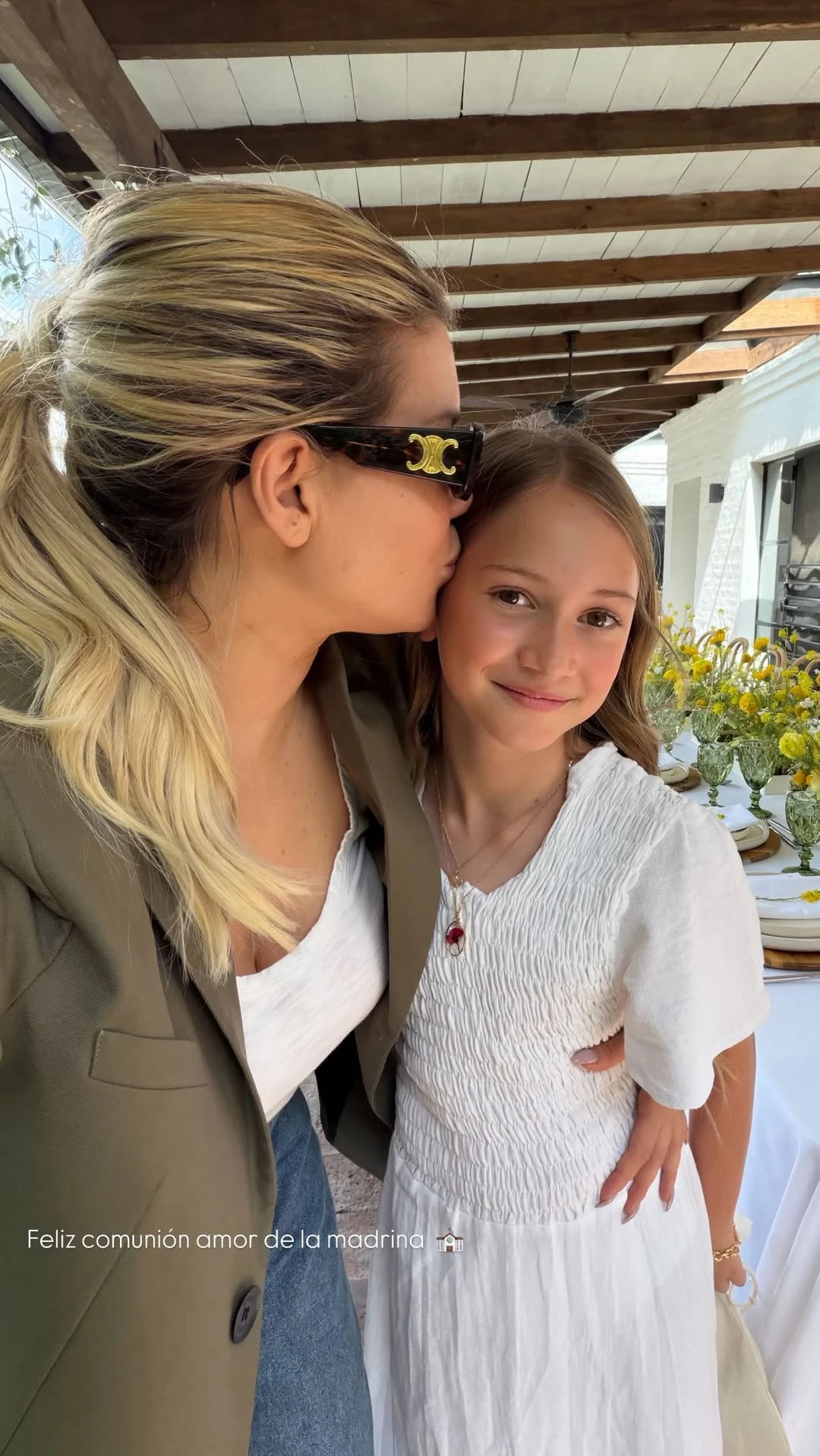 Wanda Nara junto a Malaika