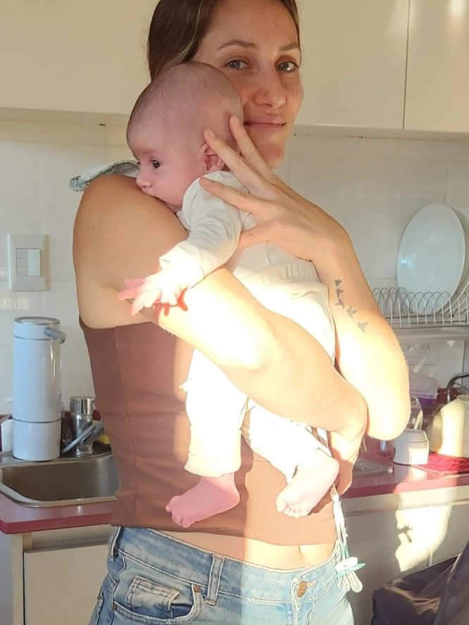 "Bienvenido a mi mundo, sobrino lindo", escribió Mica.