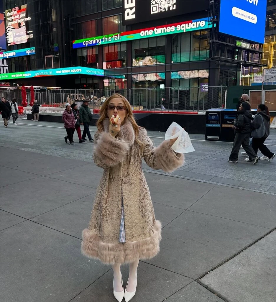 El look de Ángela Torres. Foto: IG