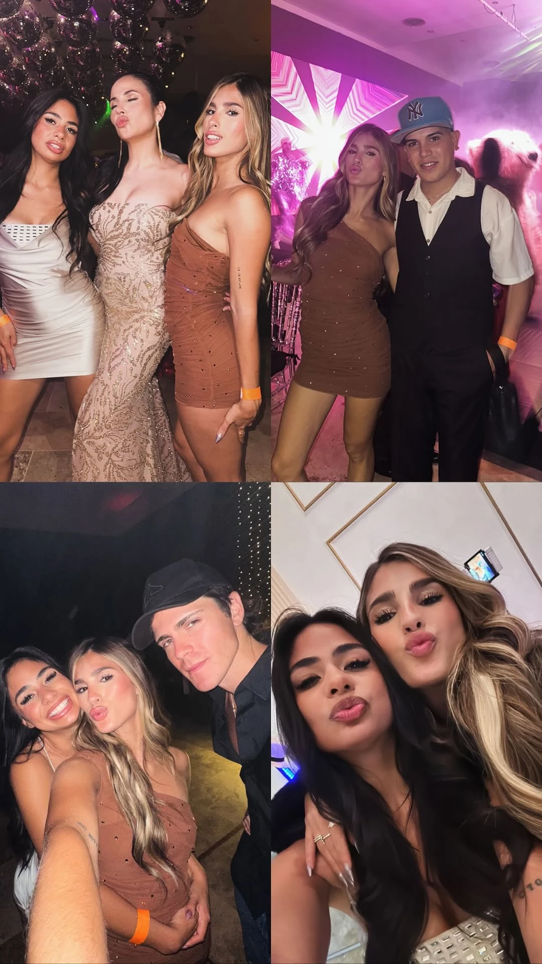 Los ex hermanitos dijeron presentes en la fiesta.