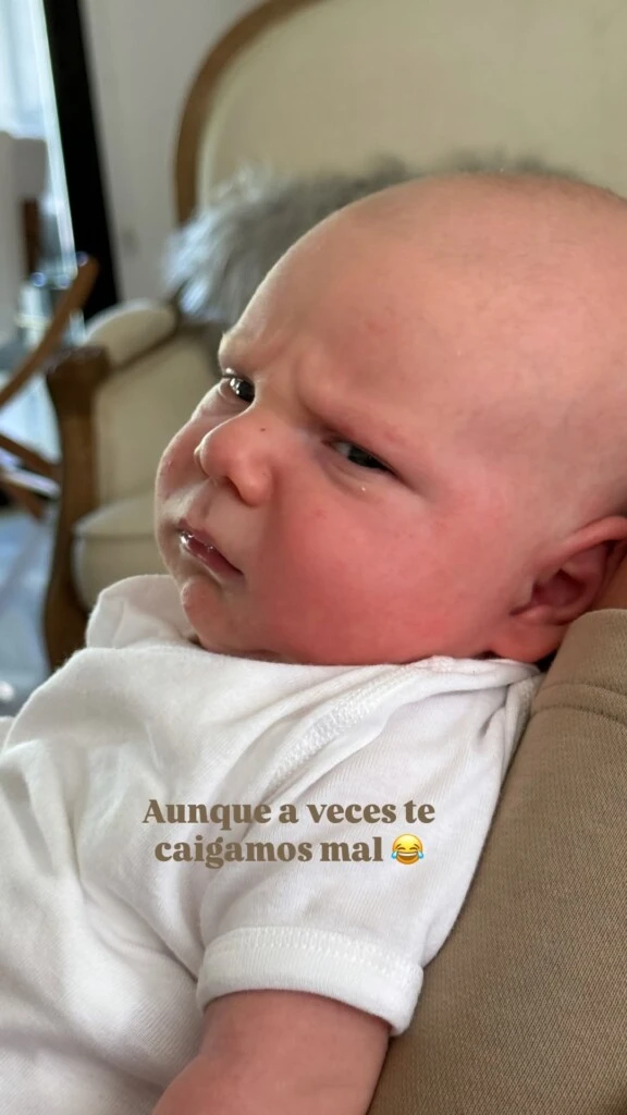 Faustino cumplió su primer mes. Foto: IG.