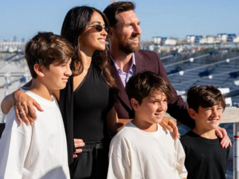 Thiago Messi celebró sus 13 años en una fiesta con guiños al Barcelona