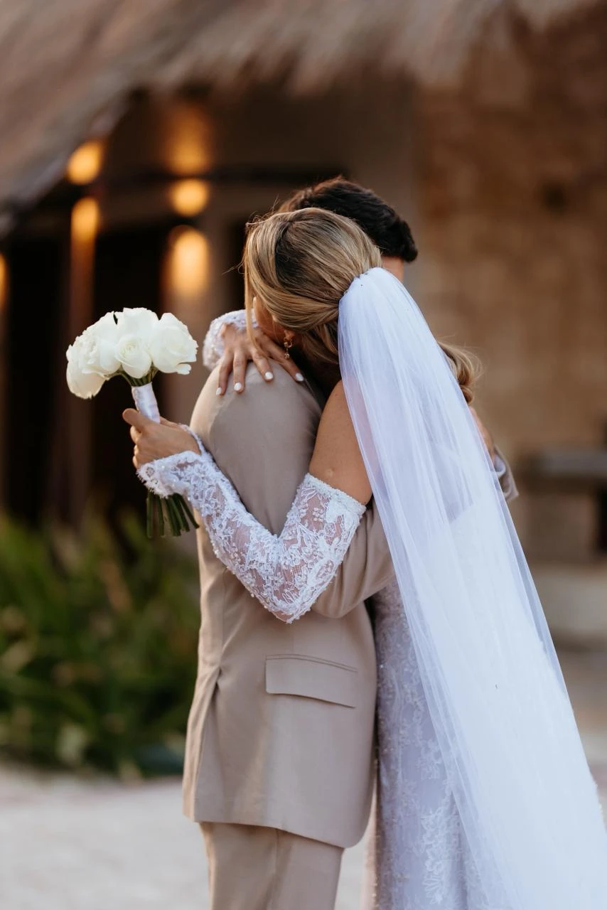 Los novios demostraron emoción y felicidad en cada postal. 