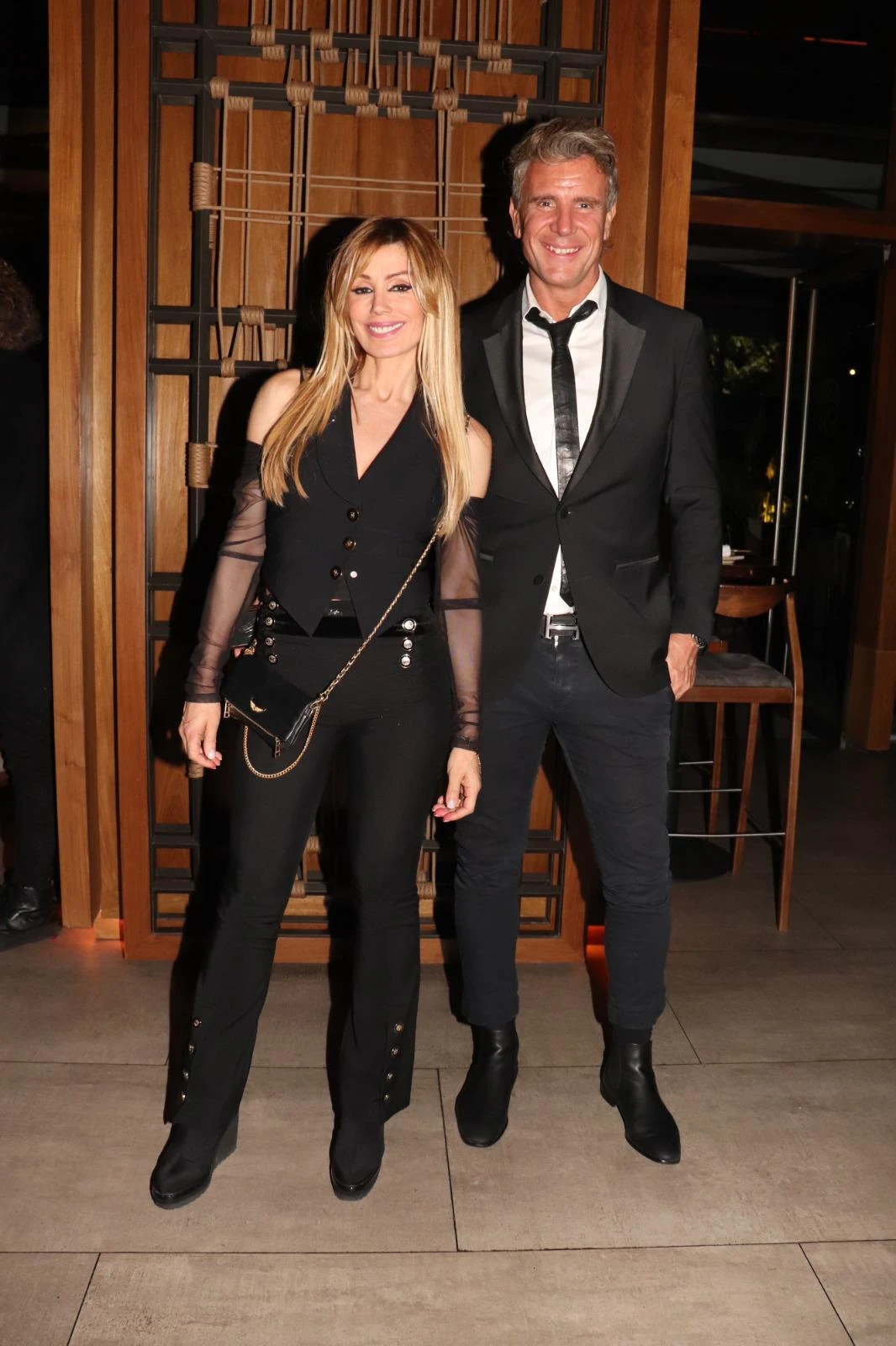 Laura Franco y su pareja.