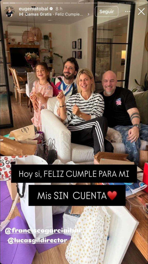 Eugenia Tobal dio la bienvenida a sus cincuenta años.