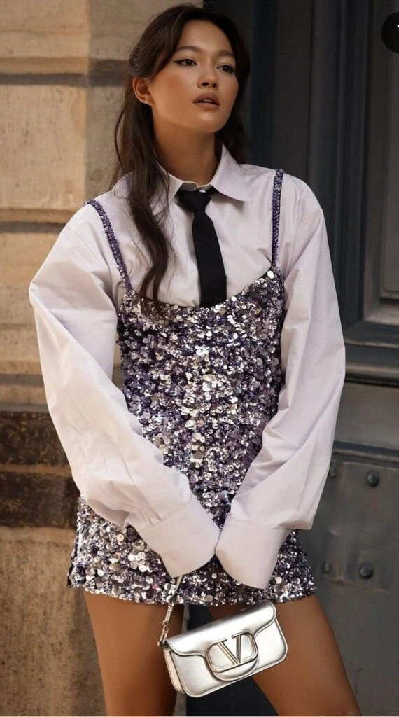 Un look con contraste y trendy.