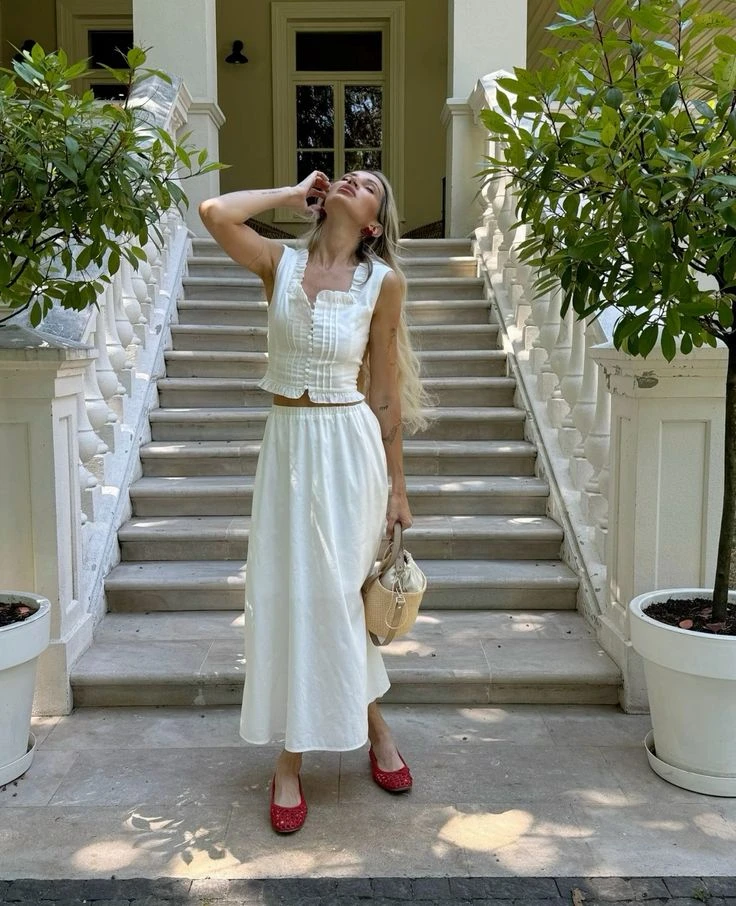 Un look fresco y veraniego.