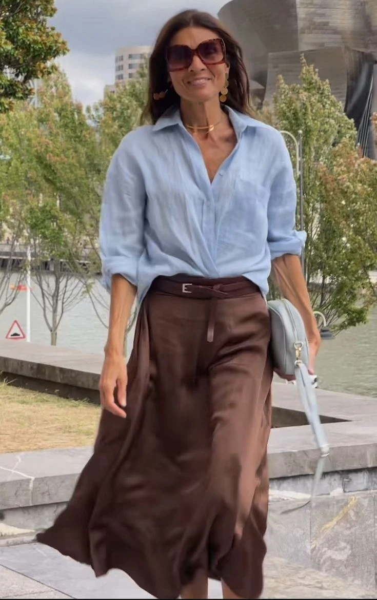 Mariana Fabbiani y Nicole Neumann coincidieron en la tendencia del momento: el marrón chocolate, el color que conquista 2025