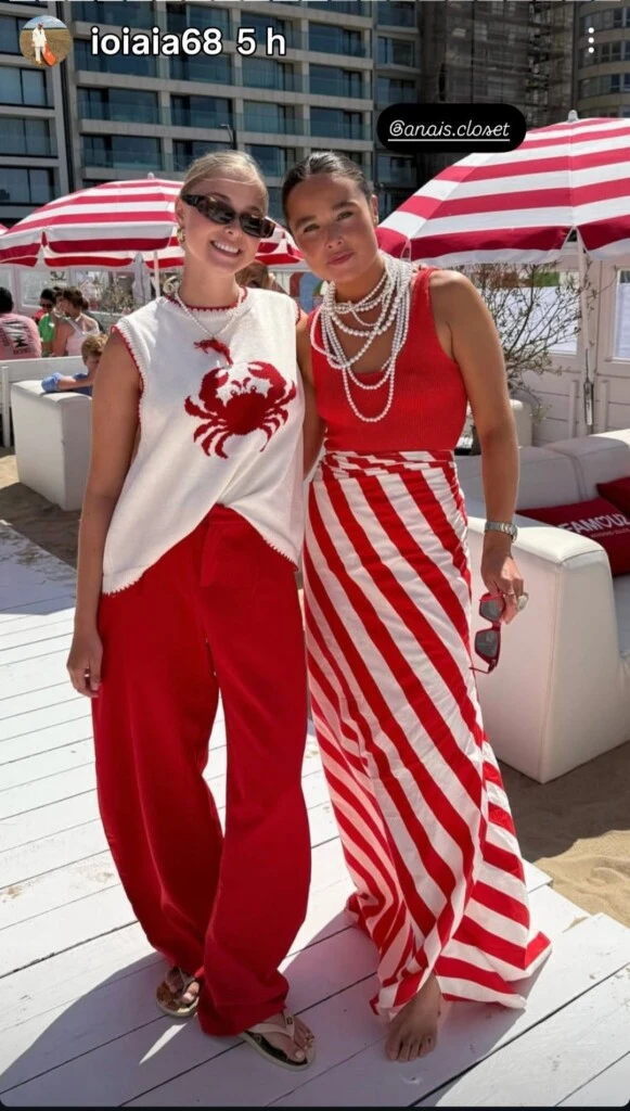 El estilo marítimo se apoderó de las redes sociales.