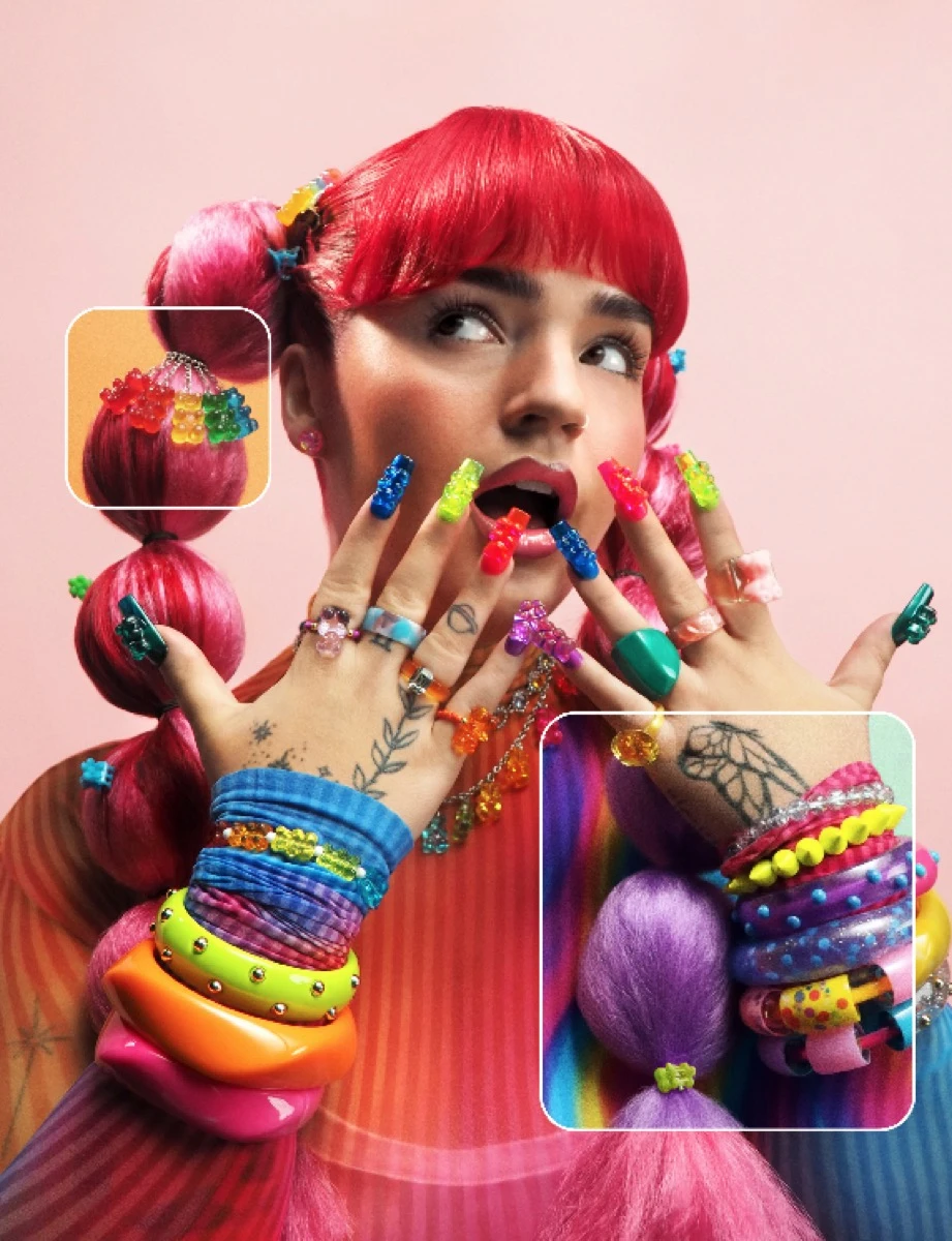 De la moda y la belleza a la deco: la "gummy aesthetic" llenará de color el 2026. 