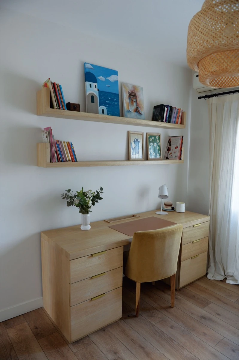 Rincón de estudio y lectura para los más chicos de la casa.