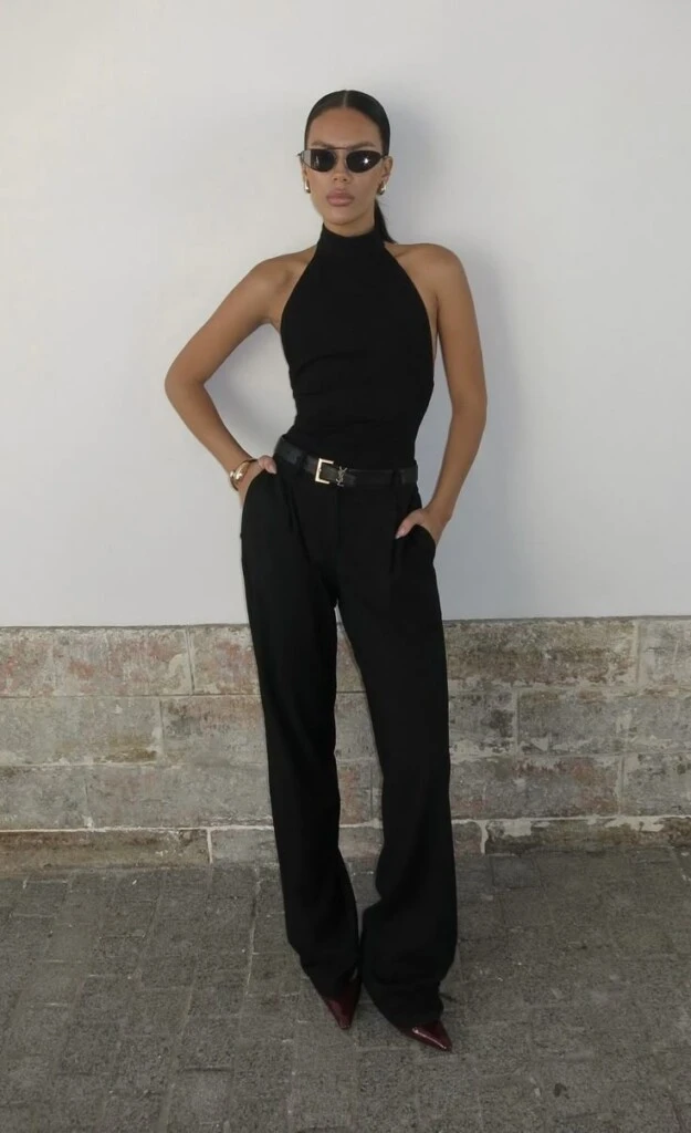 Un look prolijo y elegante.