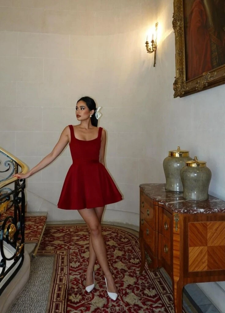 Un look en rojo atrae fuego.