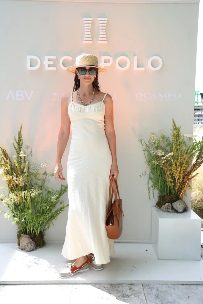 Mónica Antonópulos vivió la final de polo en Decó Polo