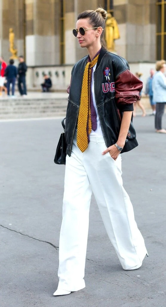 Cuellos altos con pañuelos