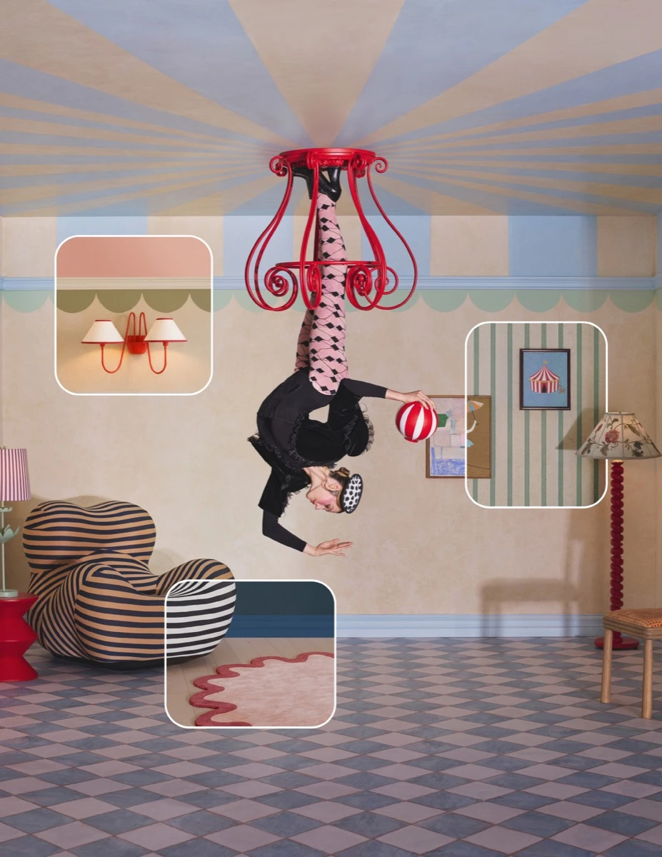 El estilo “Circuscore” inspira a vivir en los colores y patrones de un circo.  