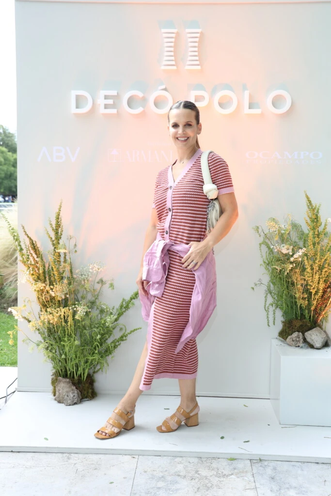 Sabrina Garciarena en la final de polo en Decó Polo