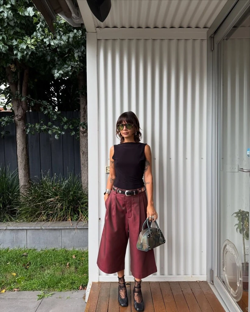 Los culotte pants marcan tendencia.