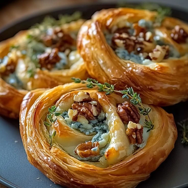 Bocaditos de masa philo con queso azul y miel: una receta gourmet simple

