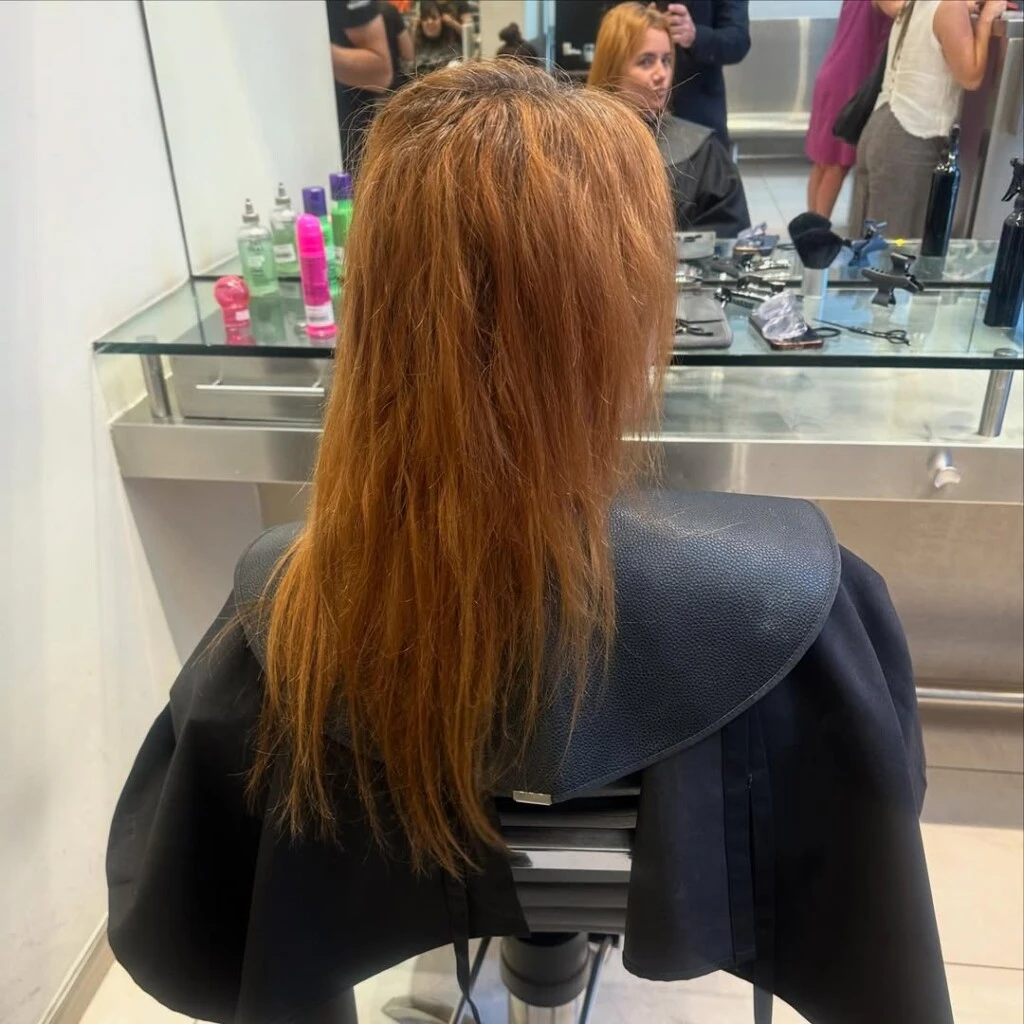 Nancy Pazos antes de su cambio de look.