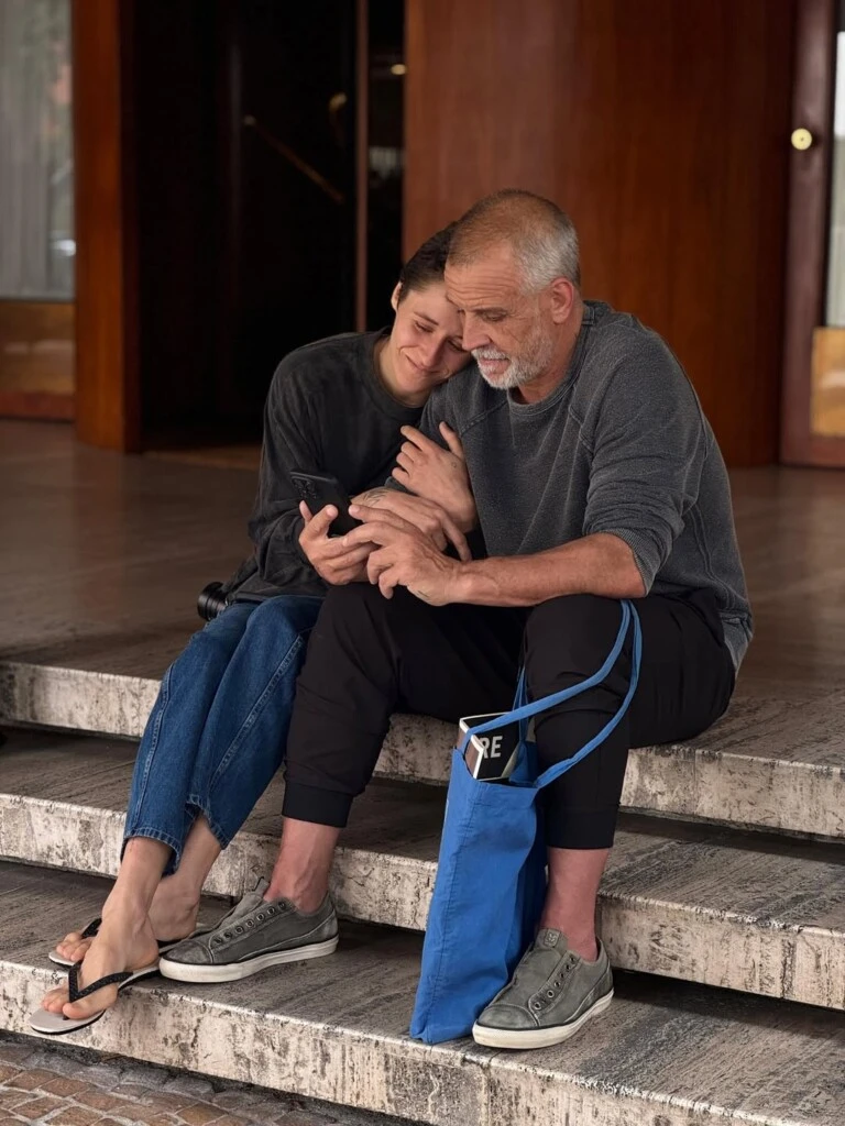 Sofía Zelaschi y Christian Petersen en una foto reciente
