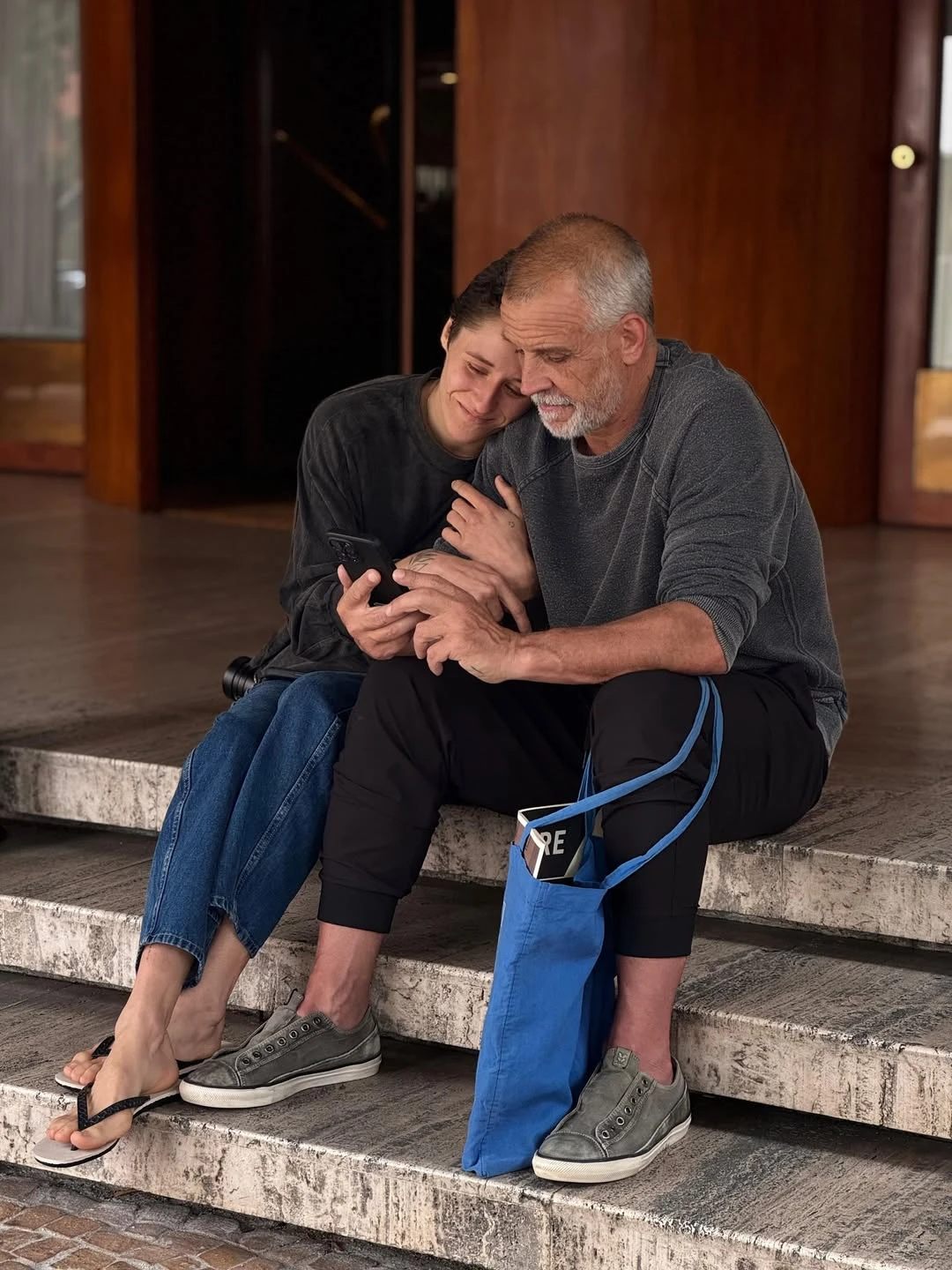Sofía Zelaschi y Christian Petersen en una foto reciente