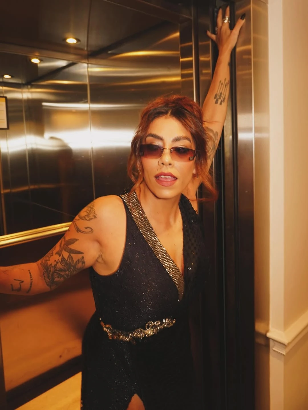 Anita Espósito con el diseño de 2019: lo volvió a usar pesando 40 kg menos