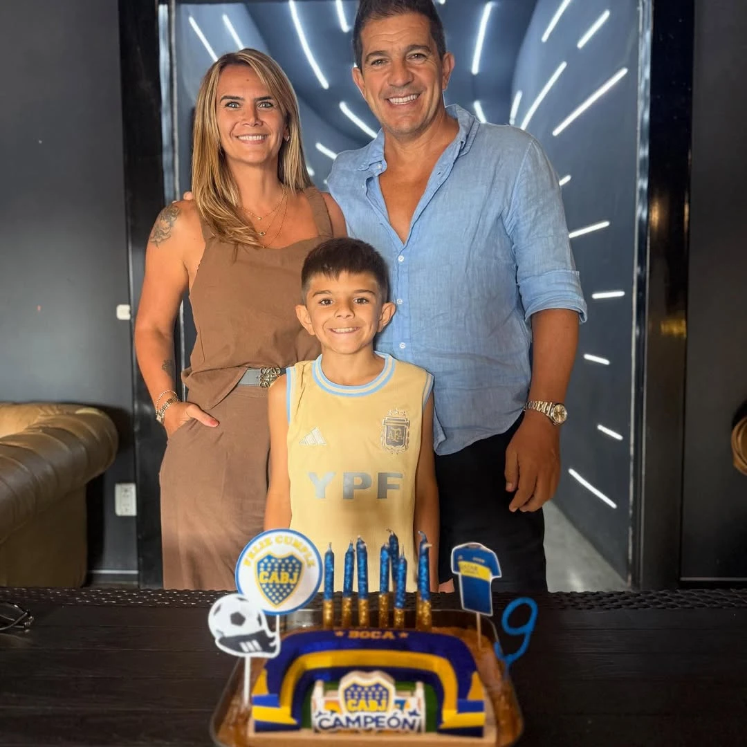 Así fue la fiesta temática de Roque, el hijo de Amalia Granata y Leo Squarzon, que cumplió 9 años