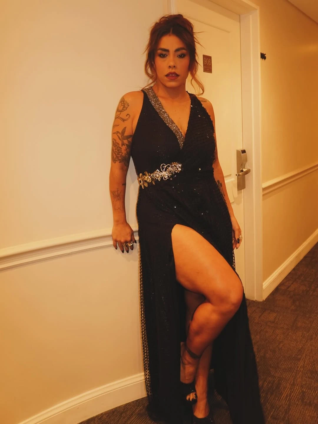 Anita Espósito con el diseño de 2019: lo volvió a usar pesando 40 kg menos