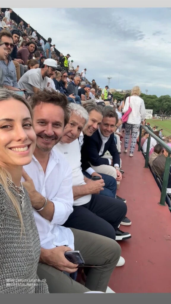 Anita con Benjamín Vicuña