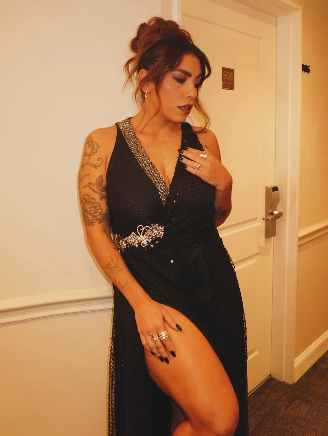 Anita Espósito con el diseño de 2019: lo volvió a usar pesando 40 kg menos