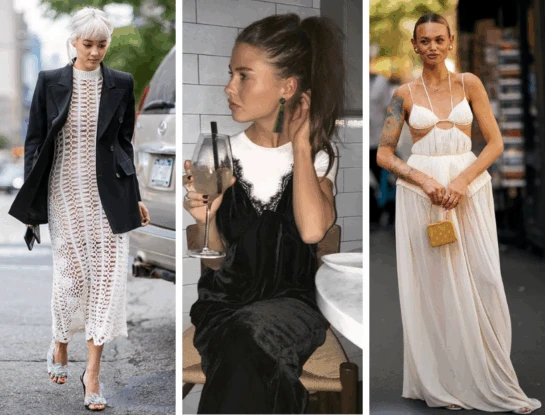 6 vestidos trendy para estas Fiestas que resuelven el look sin pensar demasiado