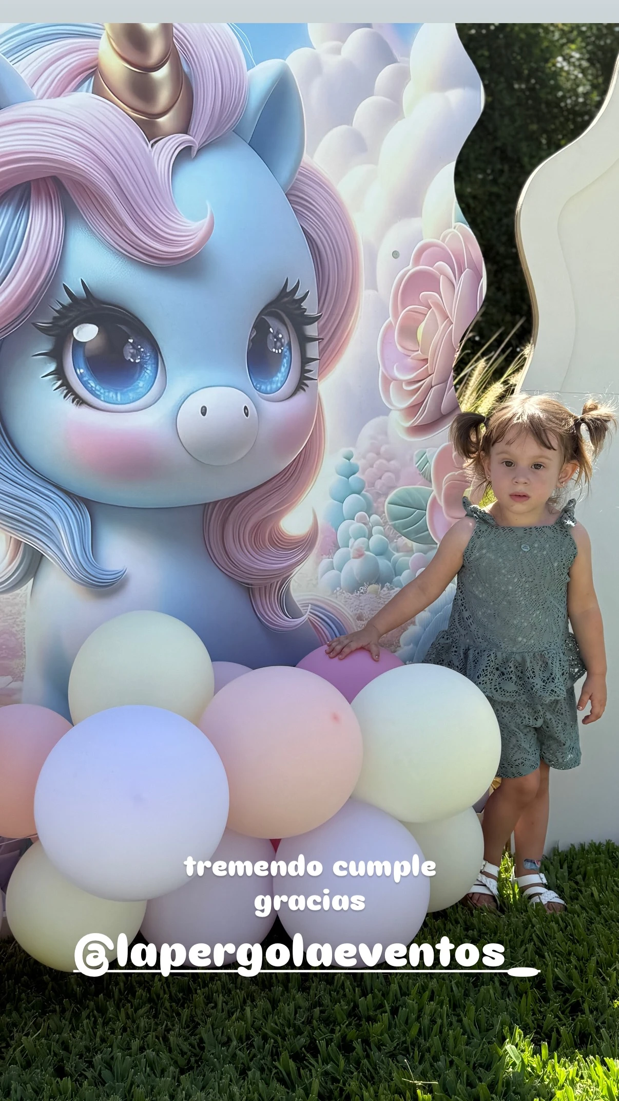 Así fue la fiesta temática de Alfonsina, la hija de Noelia Marzol y Ramiro Arias