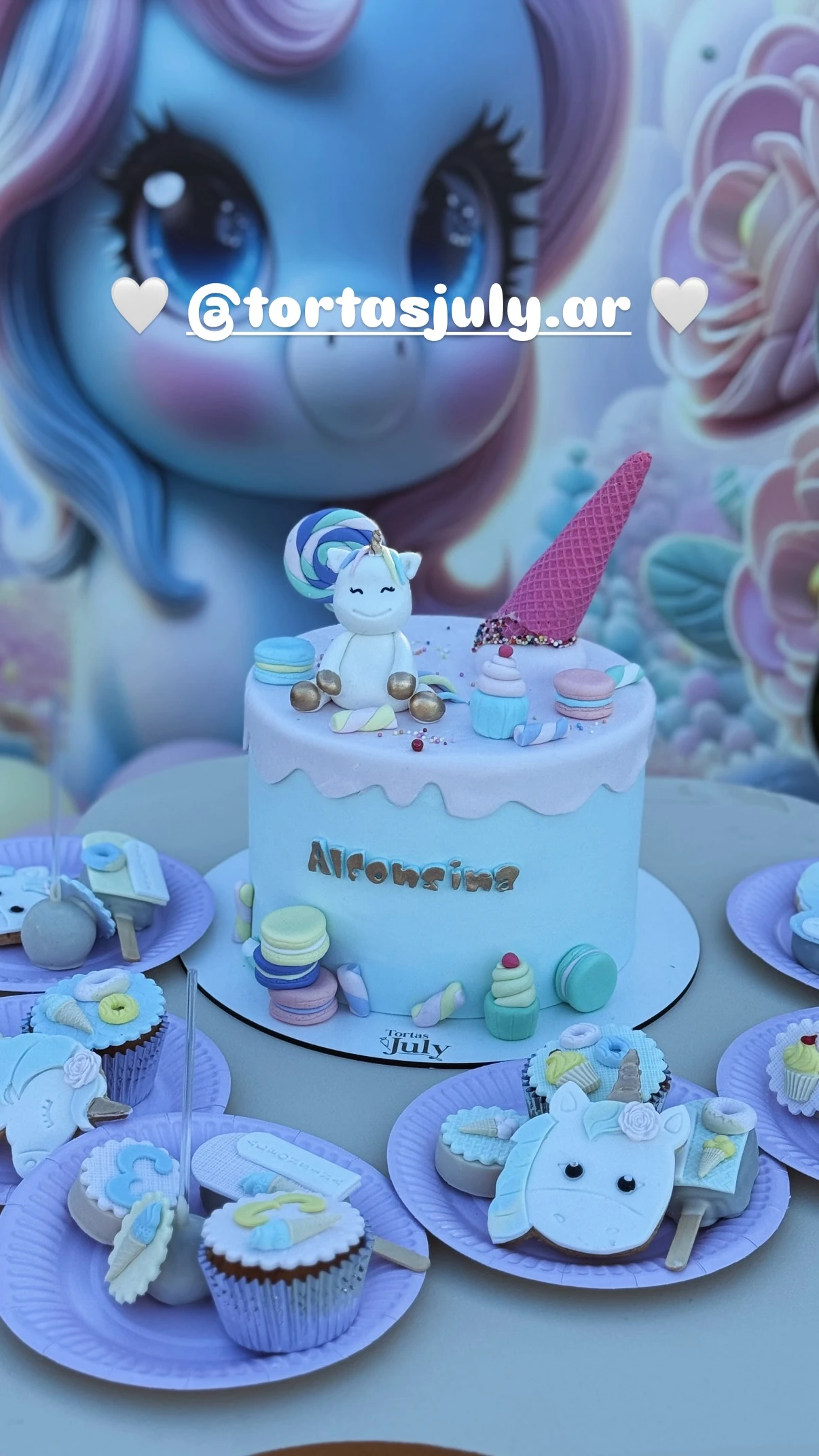 Así fue la fiesta temática de Alfonsina, la hija de Noelia Marzol y Ramiro Arias