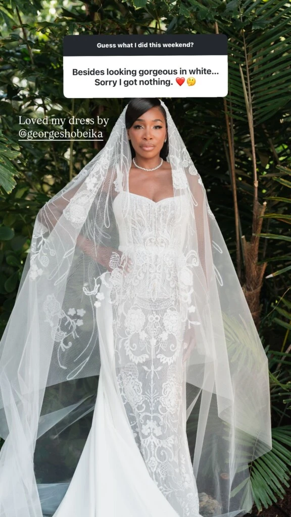 Casamiento Venus Williams y Andrea Preti.