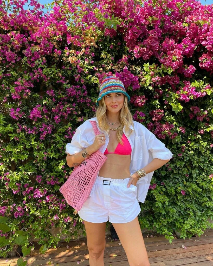 Es un bolso playero con mucha onda.