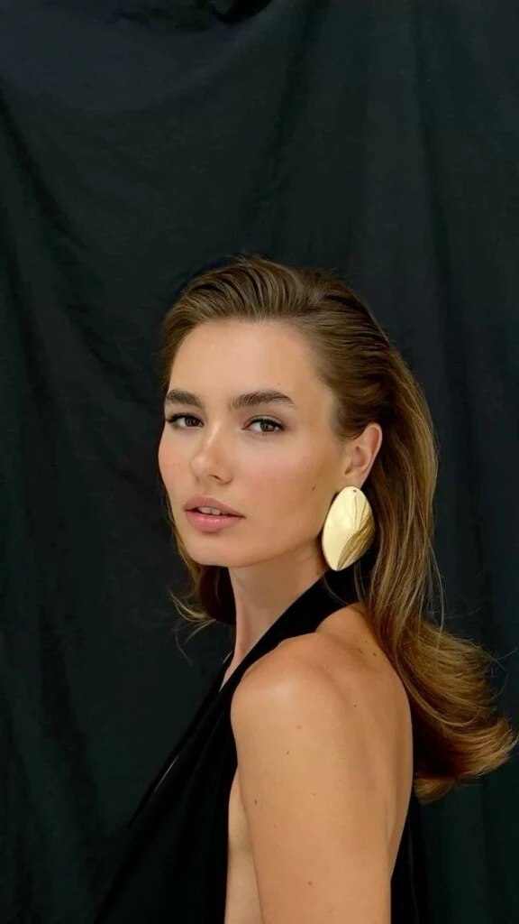 Un look simple y chic.