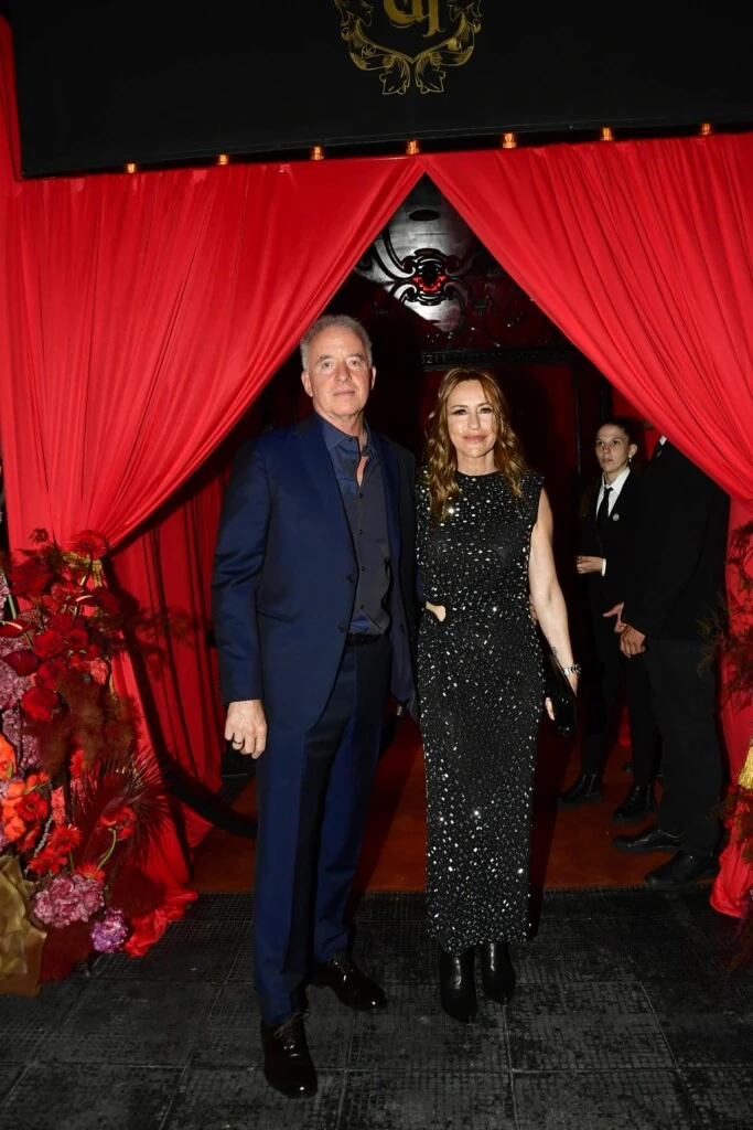 El empresario Sebastián Eskenazi junto a la periodista Analía Franchín