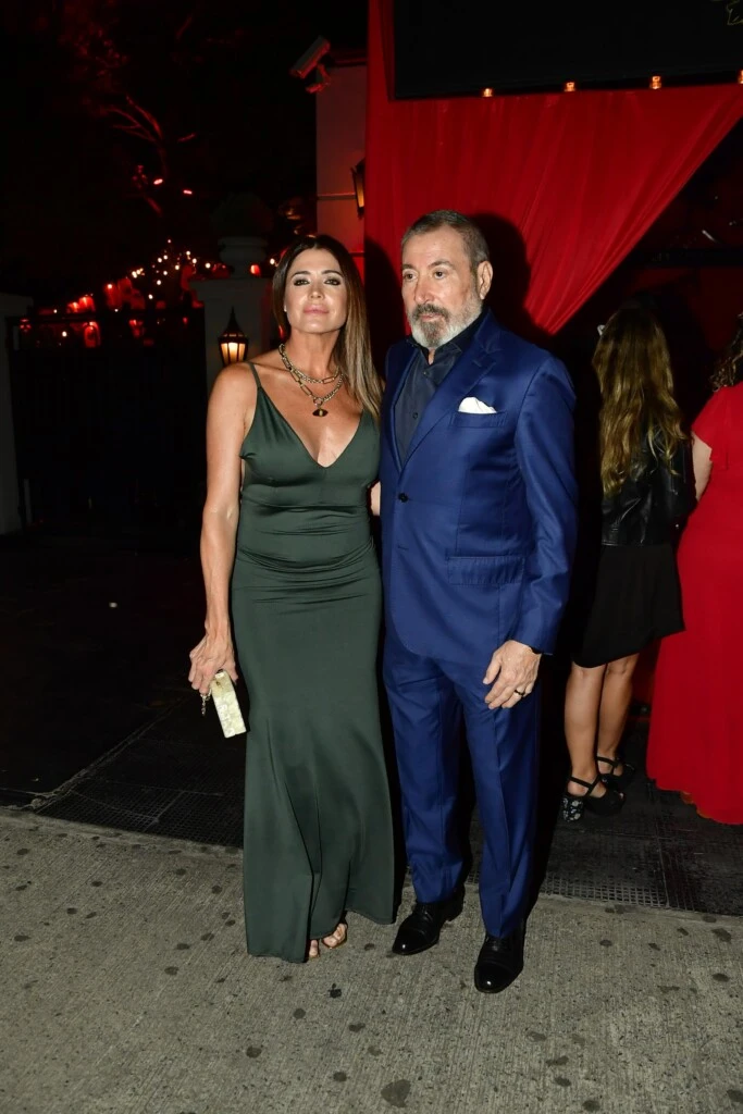 El empresario Daniel Vila junto a la conductora Pamela David