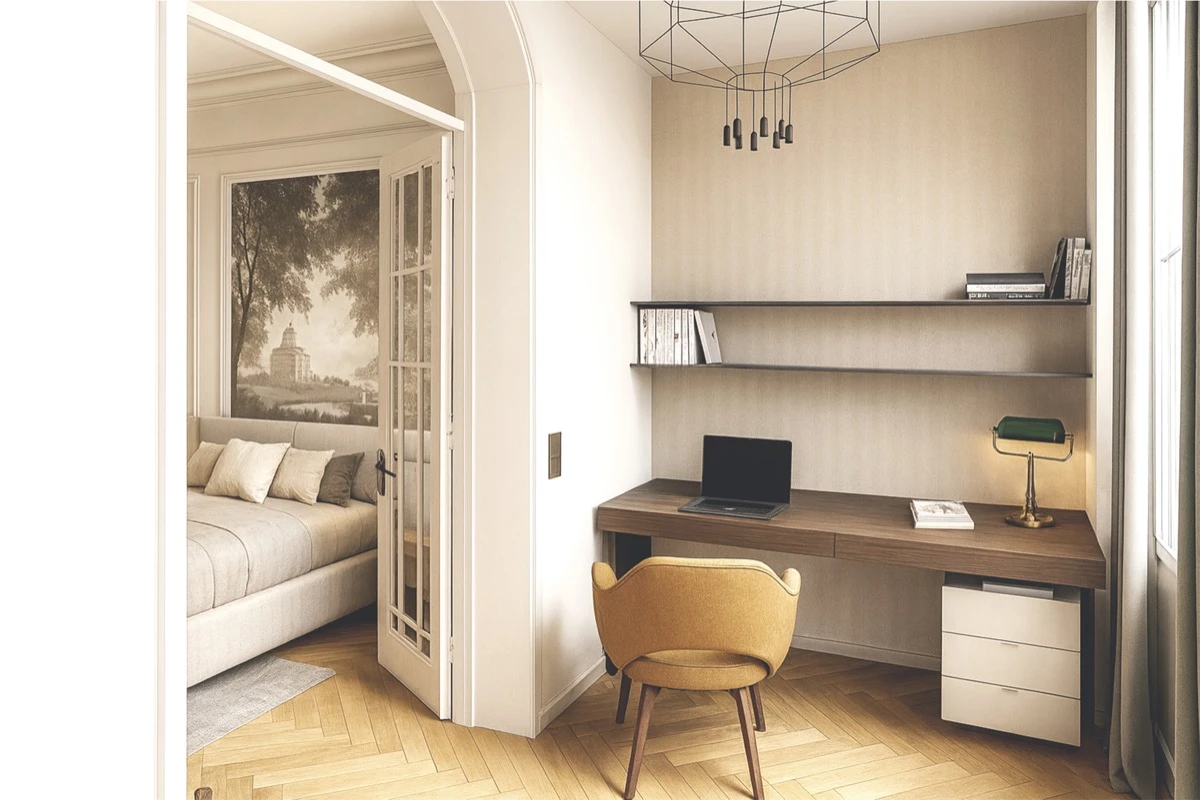 El diseño apuesta por un diálogo equilibrado entre memoria y renovación. 