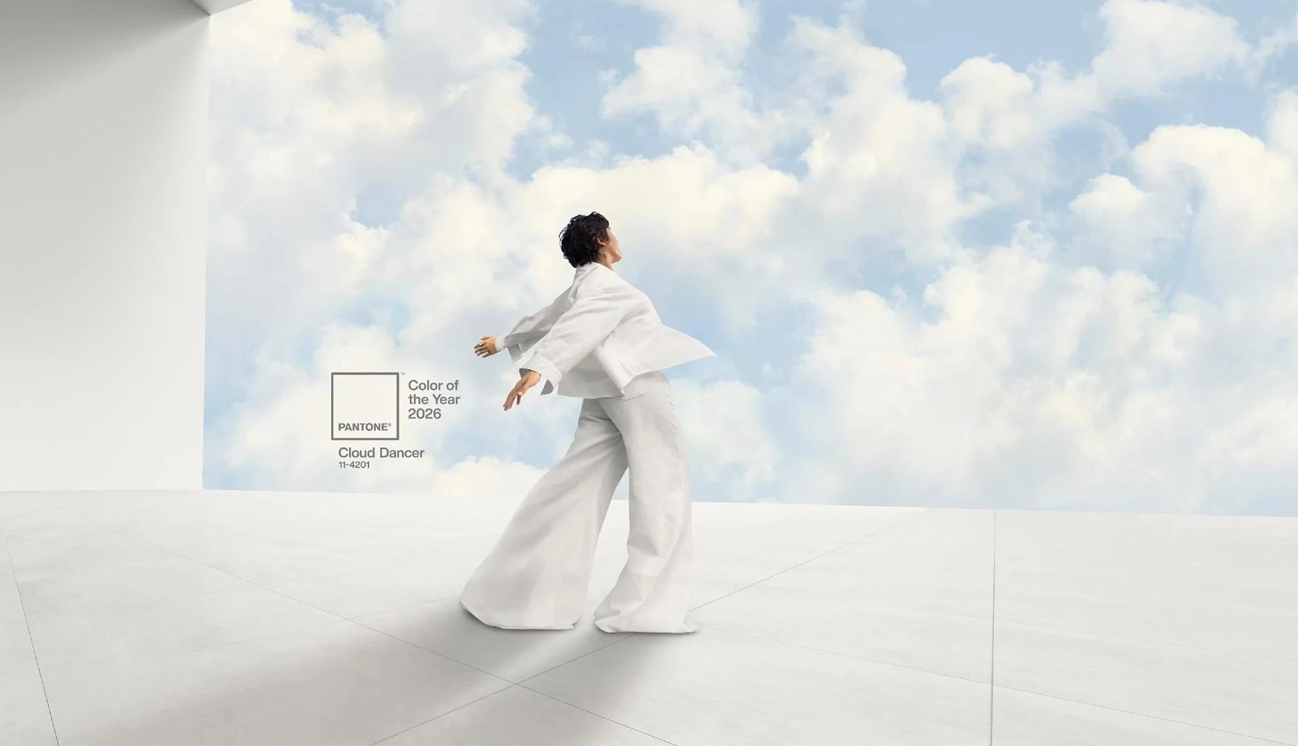 Pantone eligió el tono protagonista de 2026: un blanco suave que simboliza claridad, creatividad y nuevos comienzos.