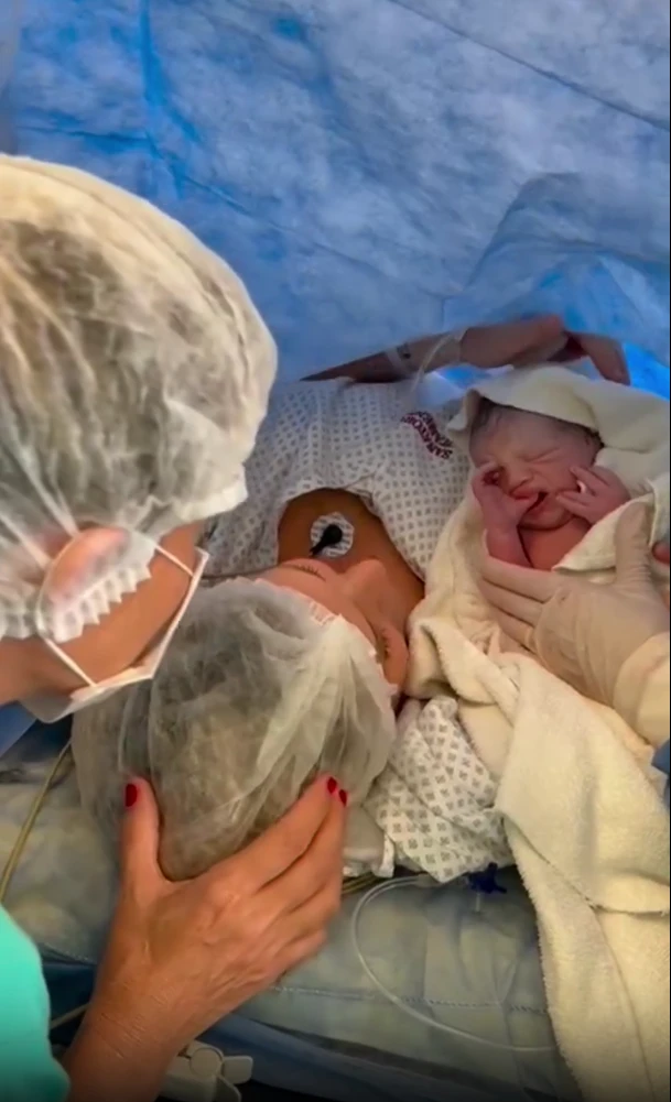 Rocío Marengo mostró las primeras fotos de su bebé recién nacido