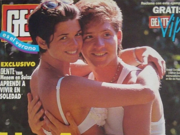 Araceli y Suar cuando eran pareja