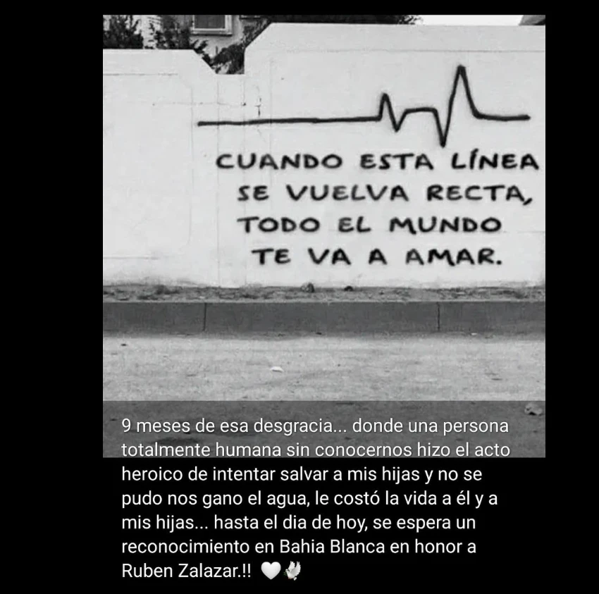 El posteo en facebook de Marina Haag, la mamá de Pilar y Delfina Hecker