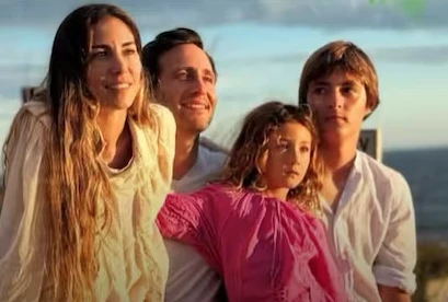 Sofía, Tomás y sus hijos, antes de la tragedia