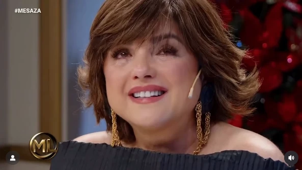 Araceli González lloró en el programa de Mirtha