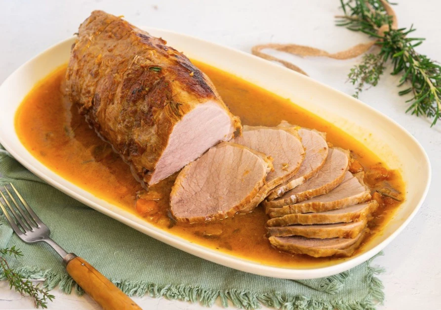 Peceto frío con salsa de mostaza